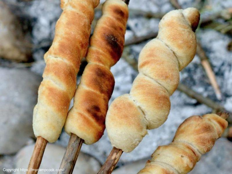 Campfire Bread on a Stick