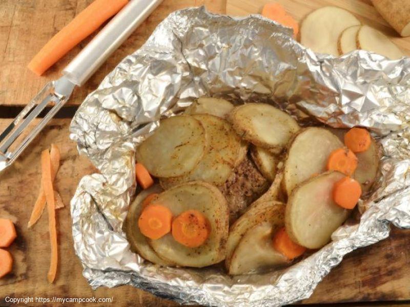 Basic Beef and Potatoes Hobo Dinner Recipe